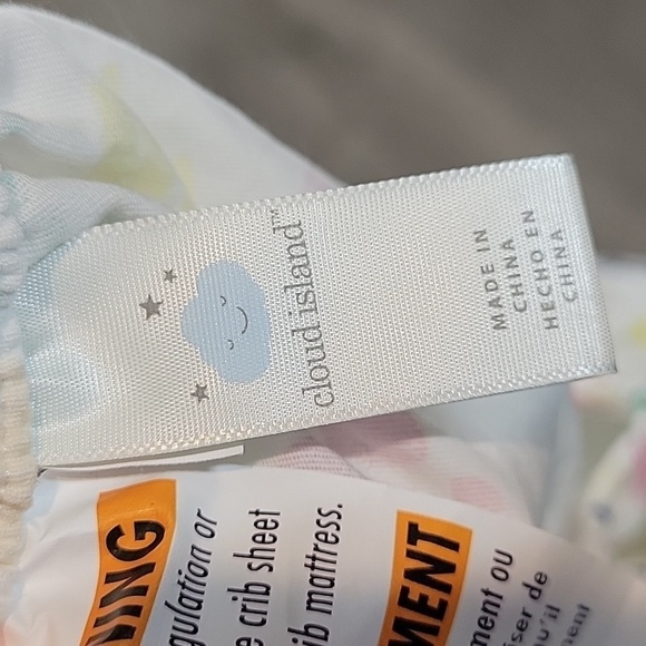 Cloud Island Floral wildflower fitted crib sheet - Picture 7 of 10